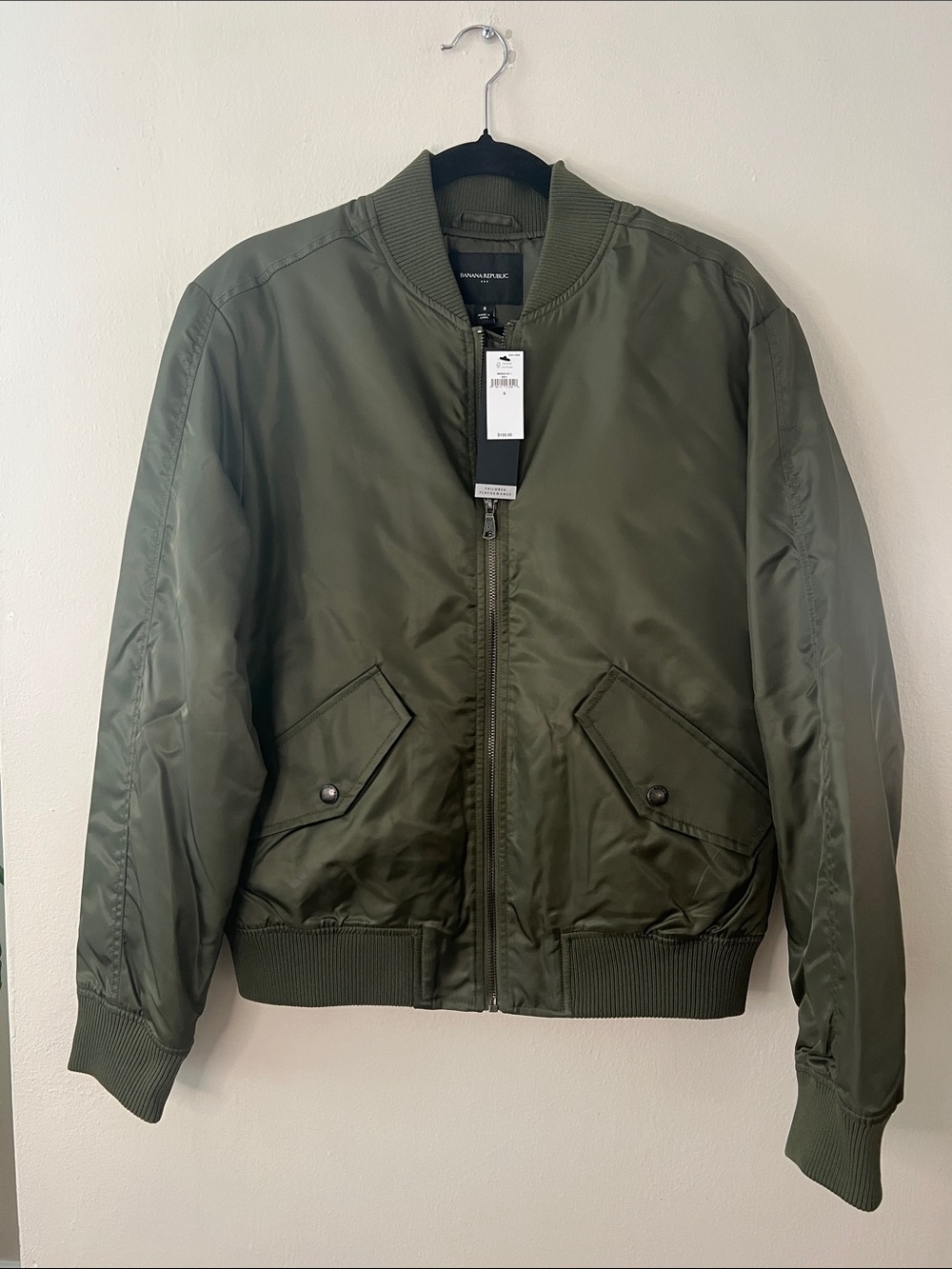 Banana Republic Olive Green Bomber Jacket